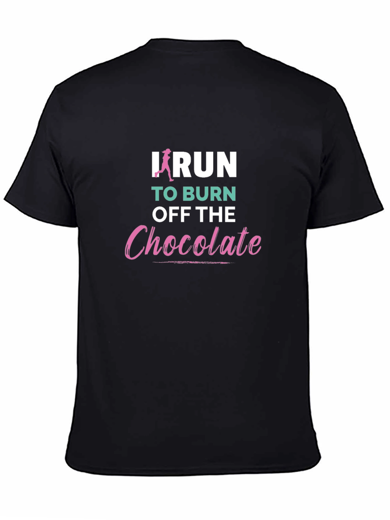 Camiseta Negra Running Chocolate