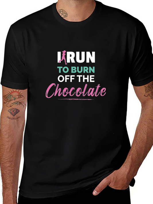 Camiseta Negra Running Chocolate