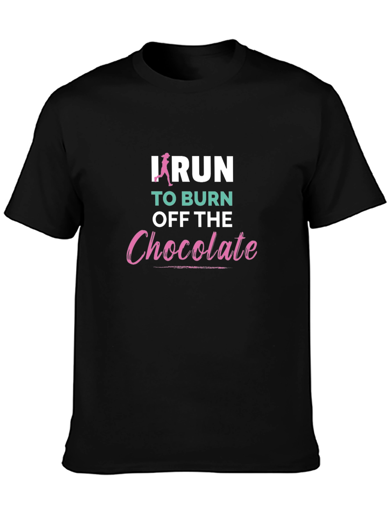 Camiseta Negra Running Chocolate
