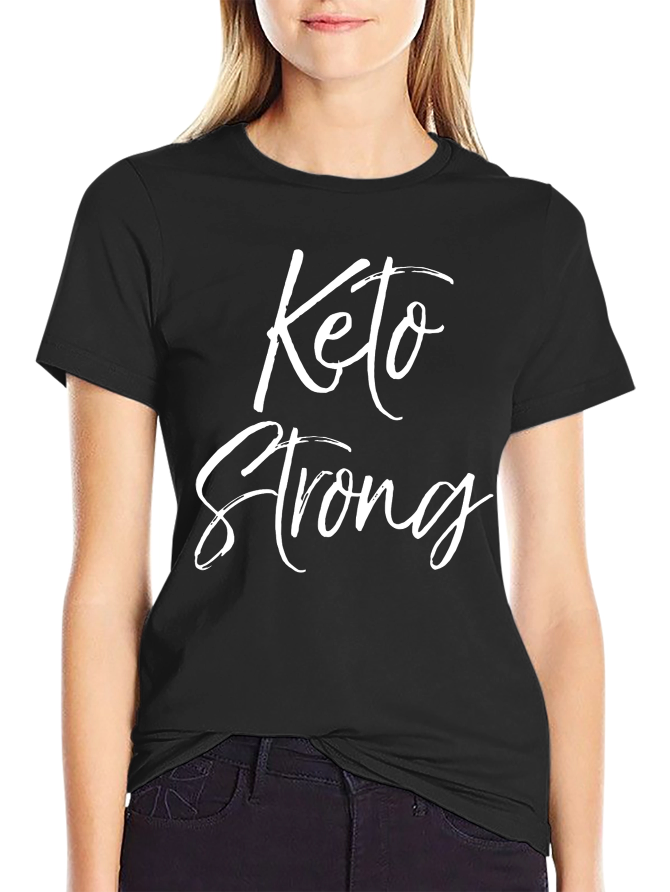 Camiseta Negra Keto Strong