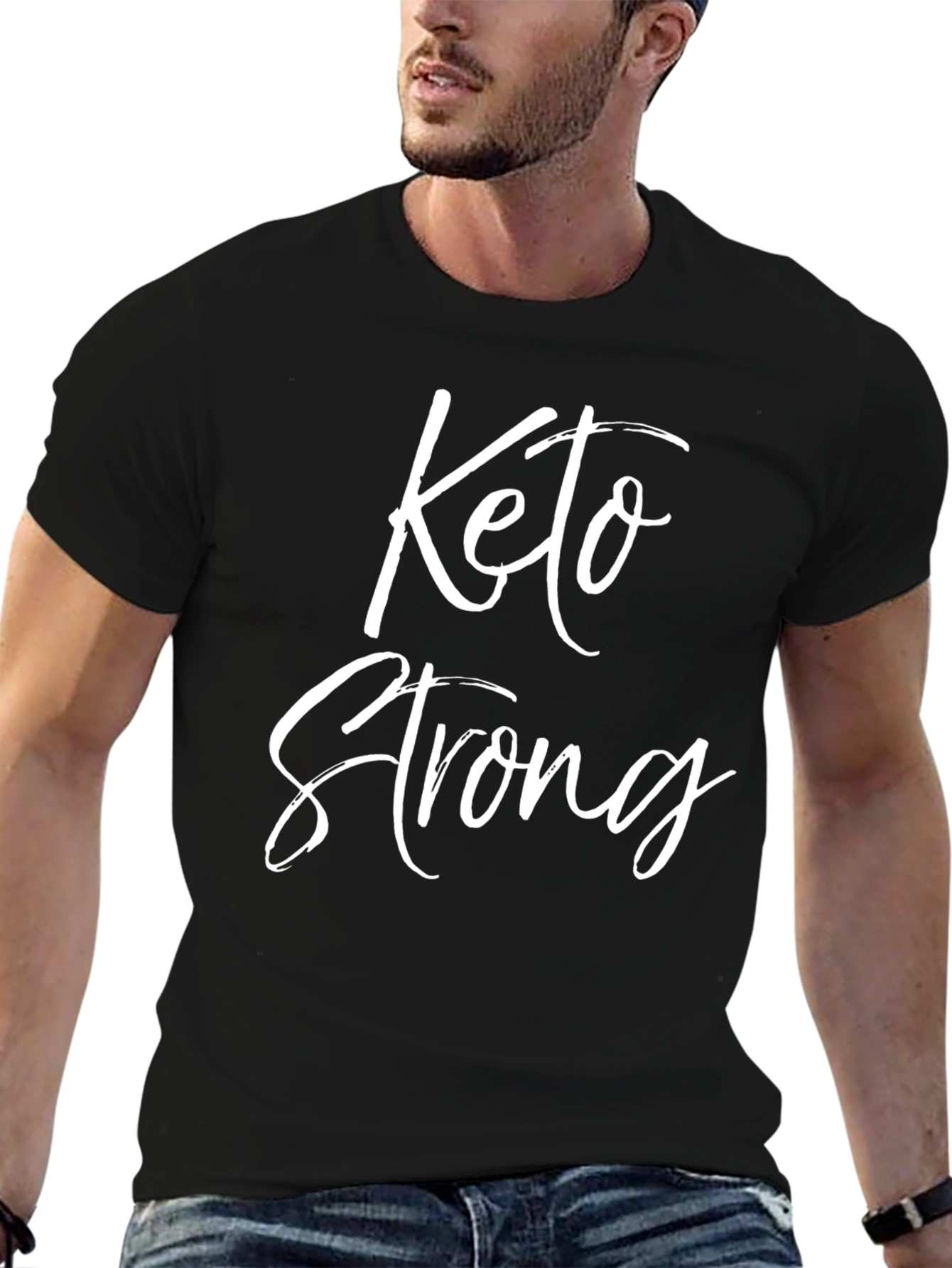 Camiseta Negra Keto Strong