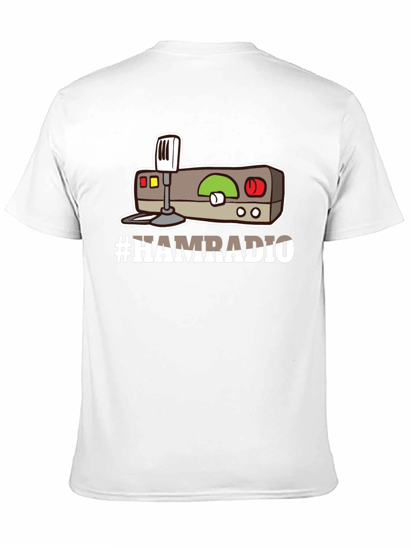 Camiseta Negra #HAMRADIO Radioaficionado