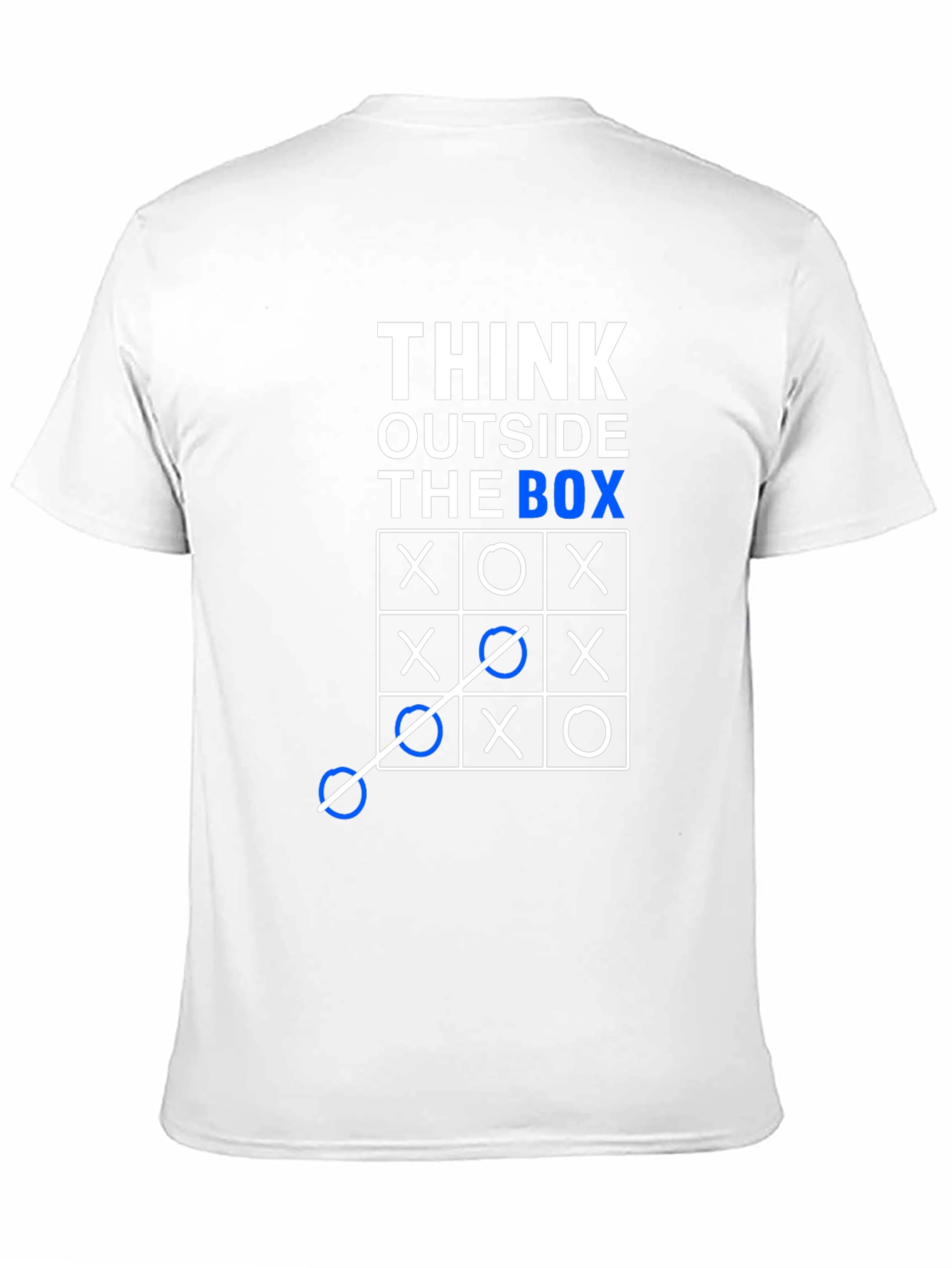 Camiseta Hombre Piensa Fuera de la Caja Algodón