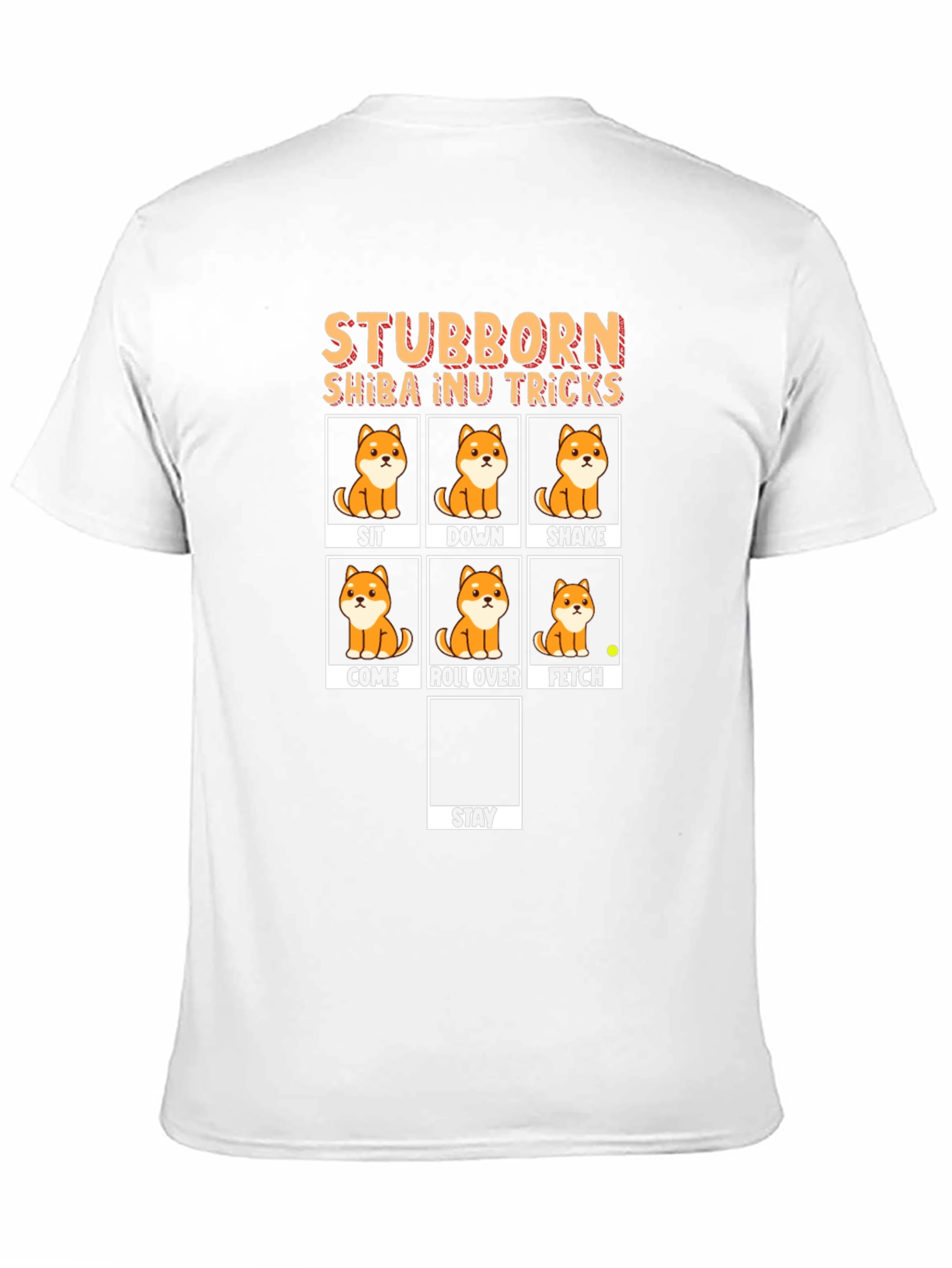 Camiseta Shiba Inu Stubborn Tricks