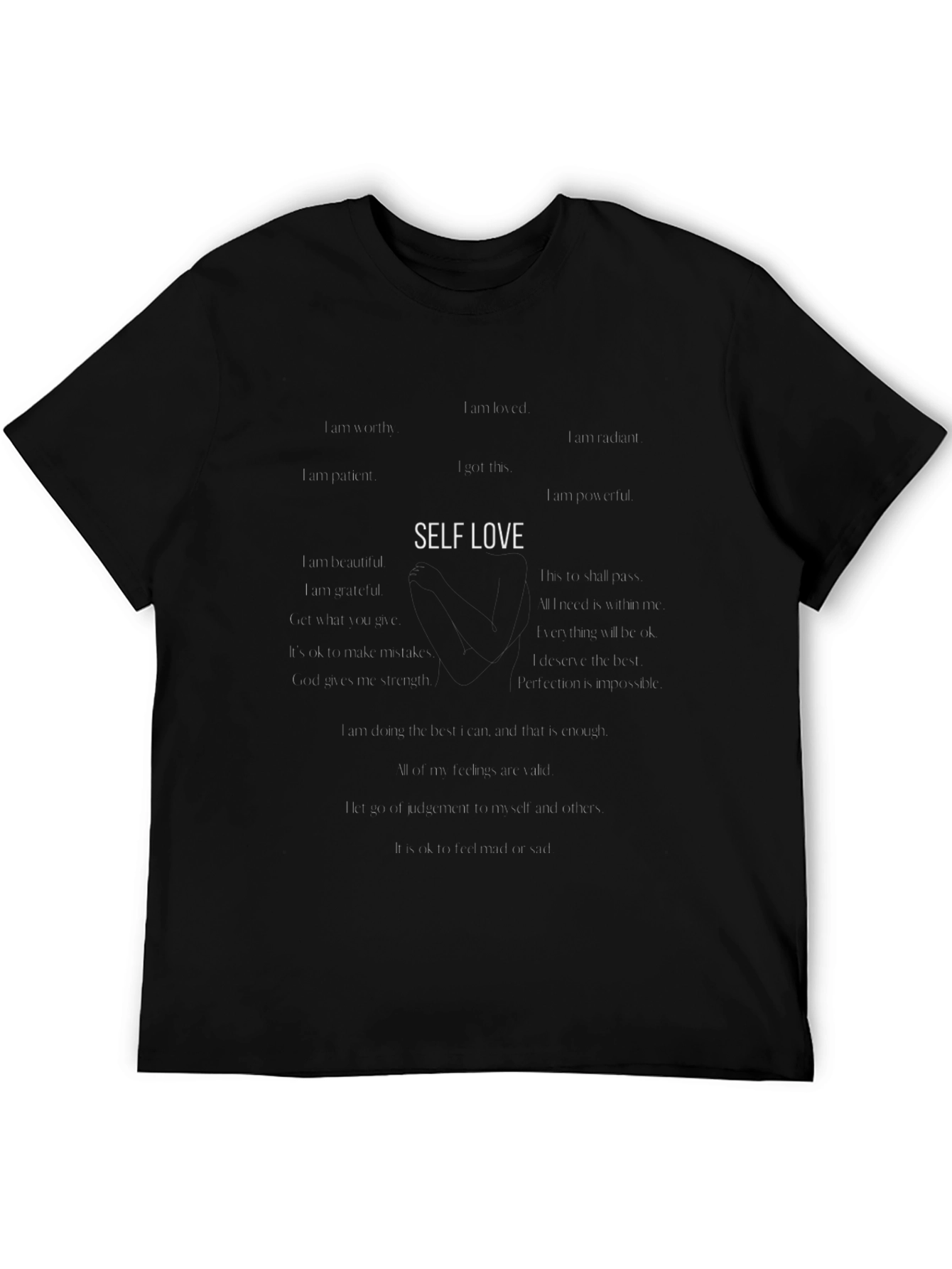 Camiseta Unisex con Mensaje de Amor Propio
