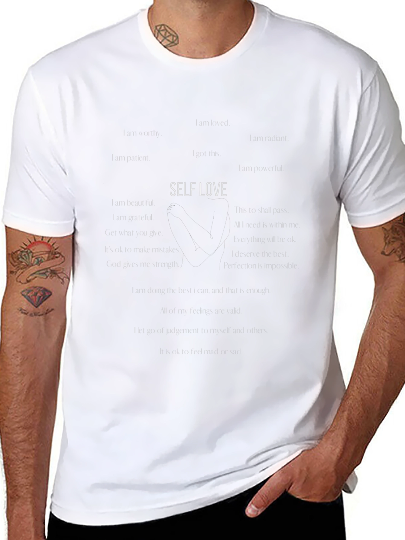 Camiseta Unisex con Mensaje de Amor Propio