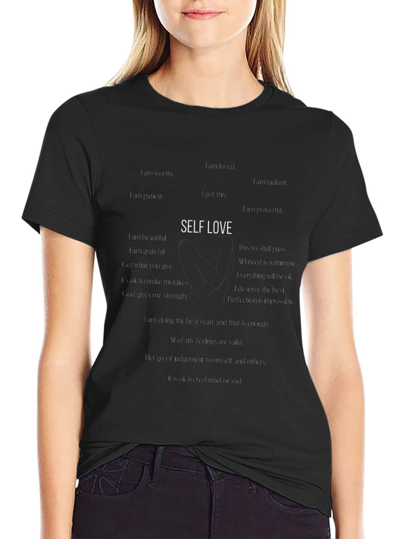 Camiseta Unisex con Mensaje de Amor Propio