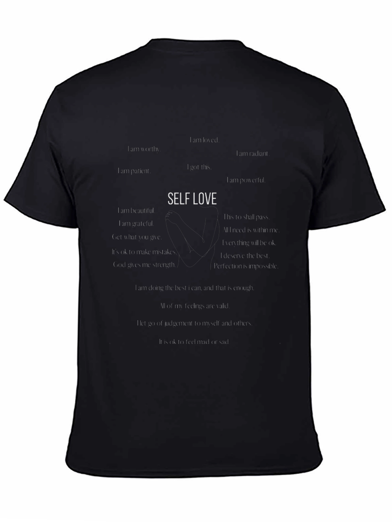 Camiseta Unisex con Mensaje de Amor Propio