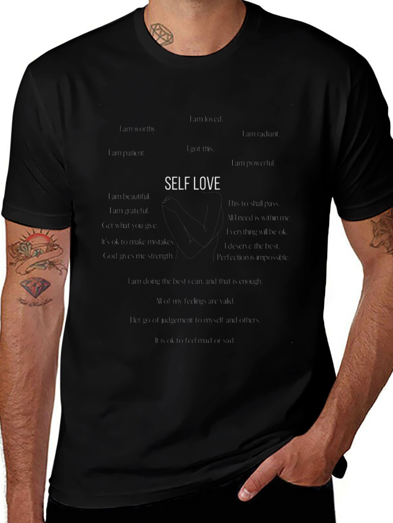 Camiseta Unisex con Mensaje de Amor Propio