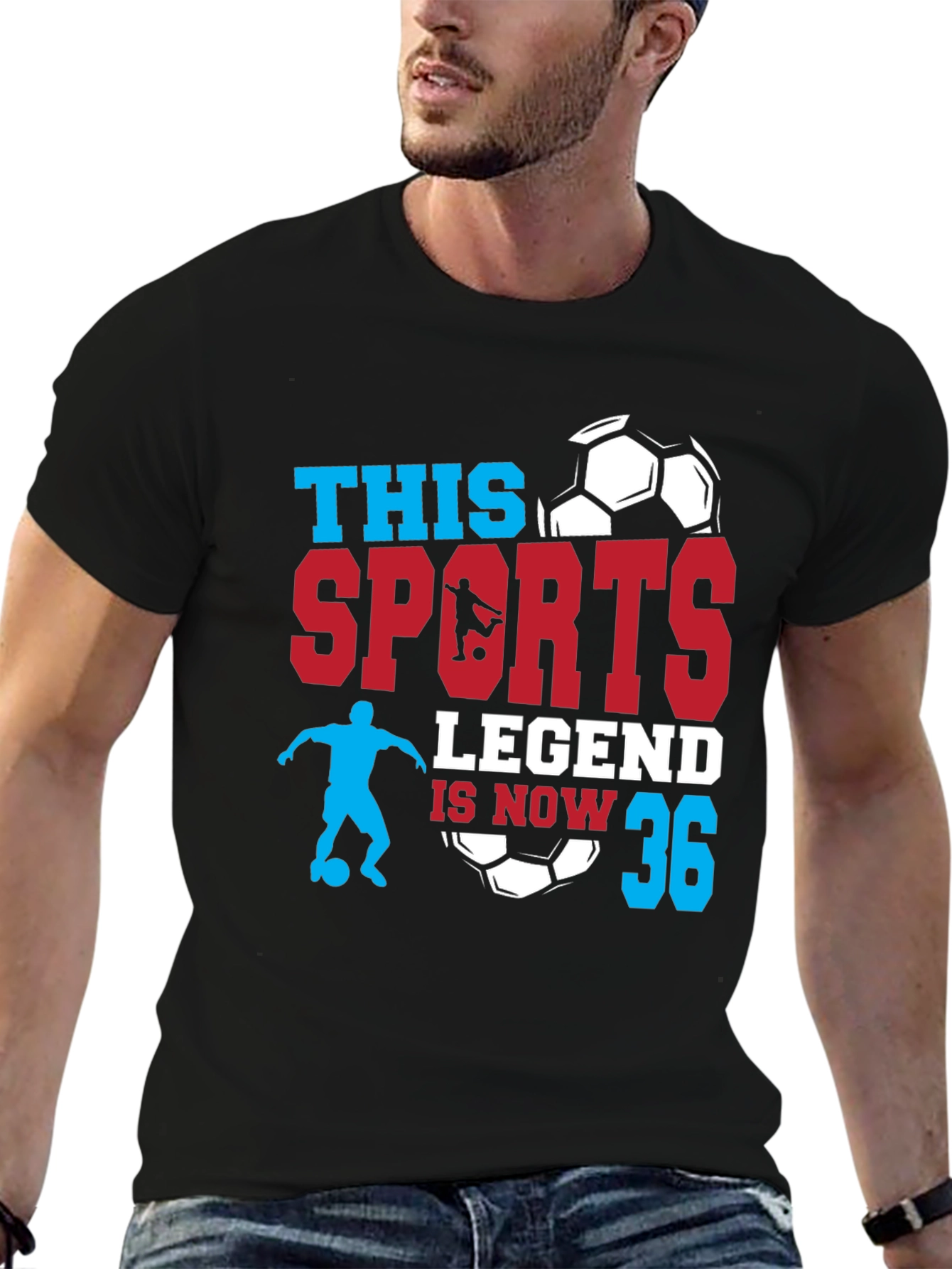 Camiseta Deportiva Leyenda 36 Años Fútbol