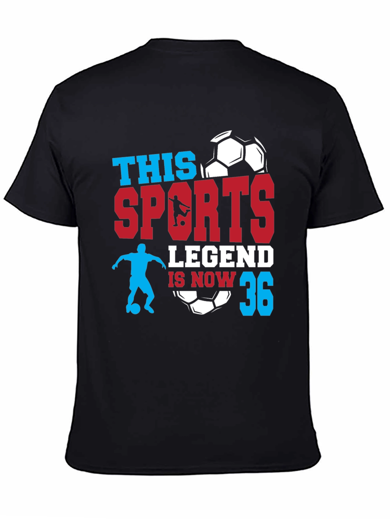 Camiseta Deportiva Leyenda 36 Años Fútbol