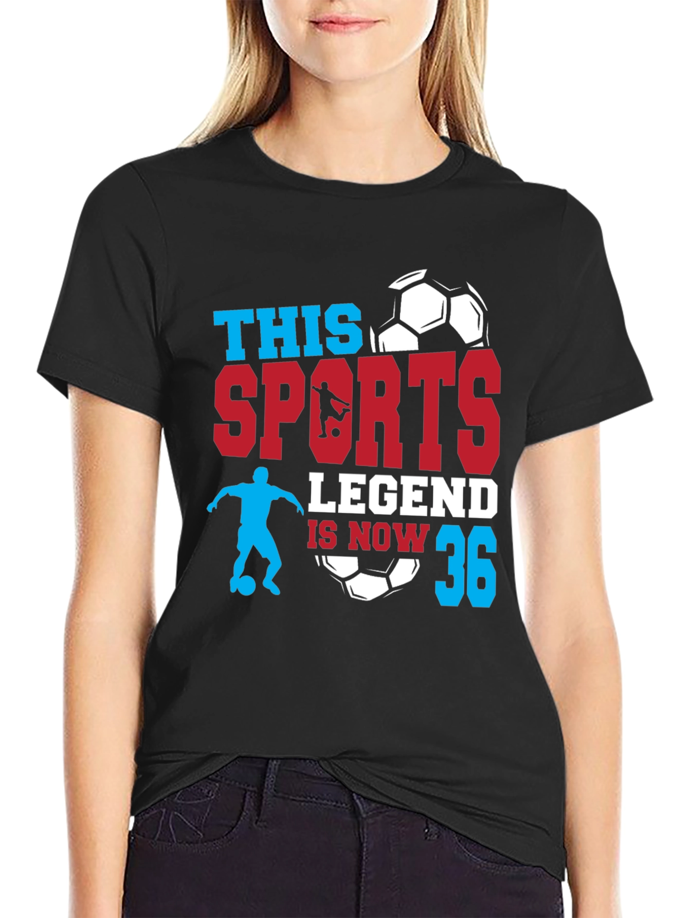 Camiseta Deportiva Leyenda 36 Años Fútbol