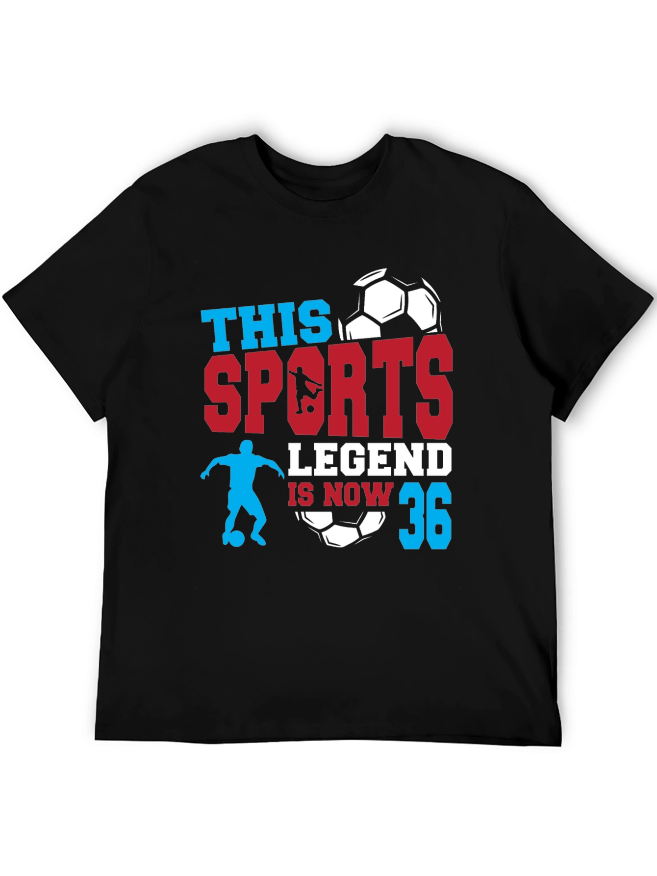 Camiseta Deportiva Leyenda 36 Años Fútbol