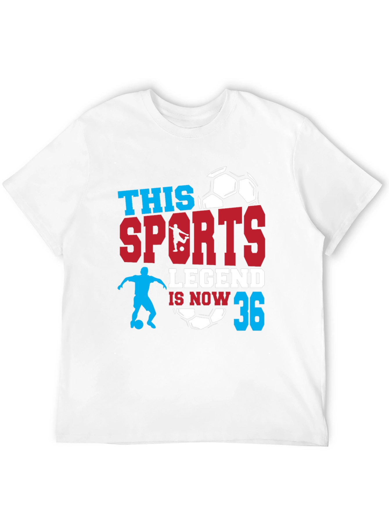 Camiseta Deportiva Leyenda 36 Años Fútbol