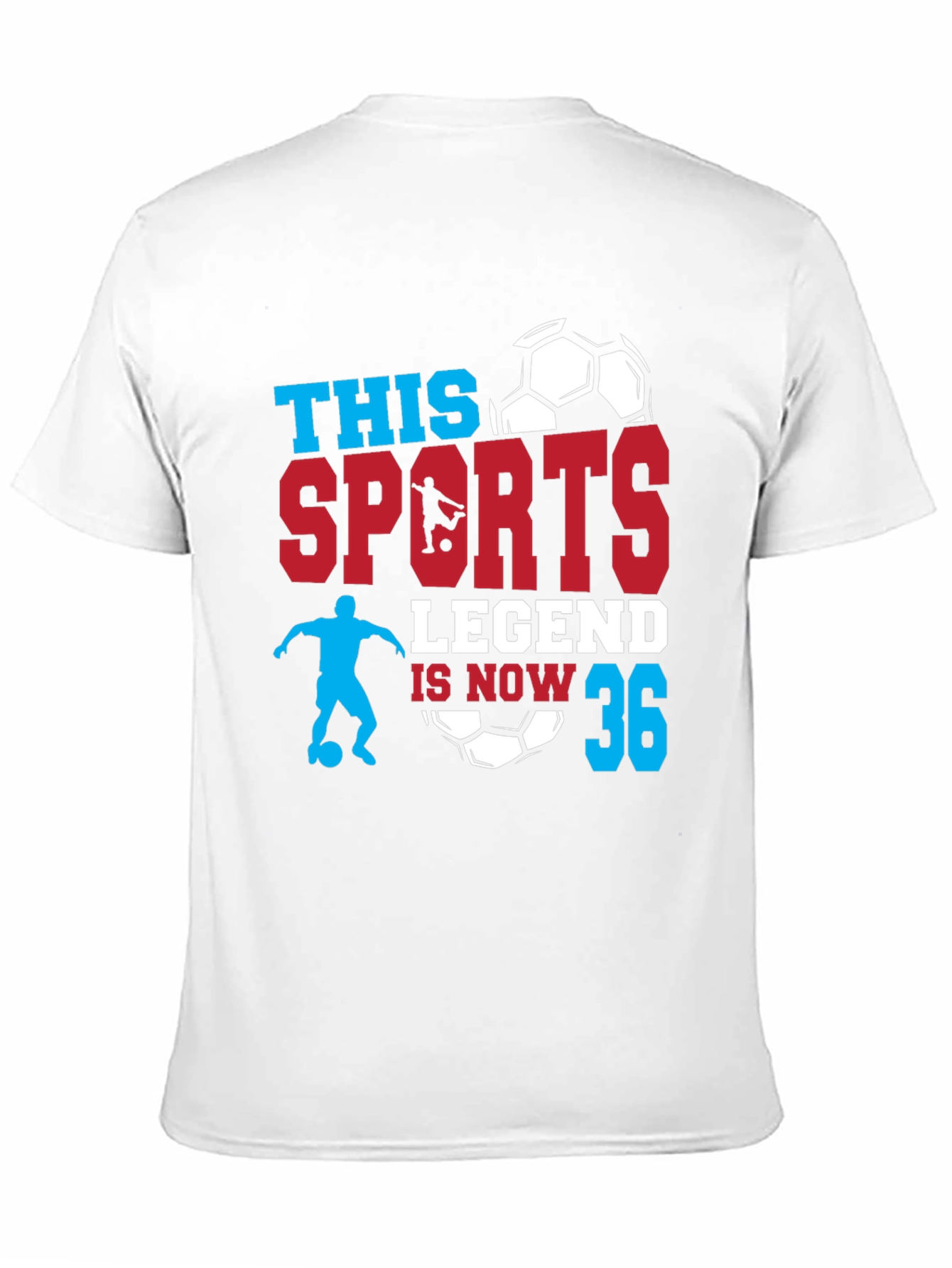 Camiseta Deportiva Leyenda 36 Años Fútbol