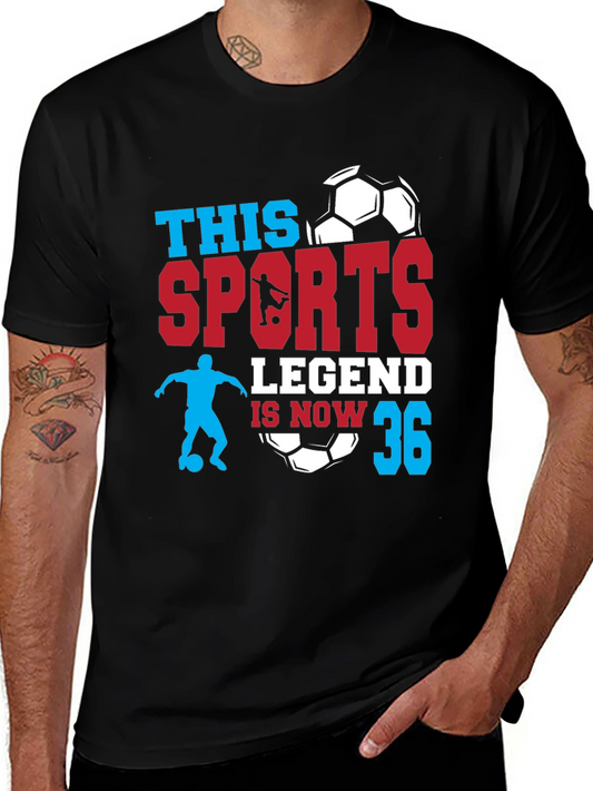 Camiseta Deportiva Leyenda 36 Años Fútbol