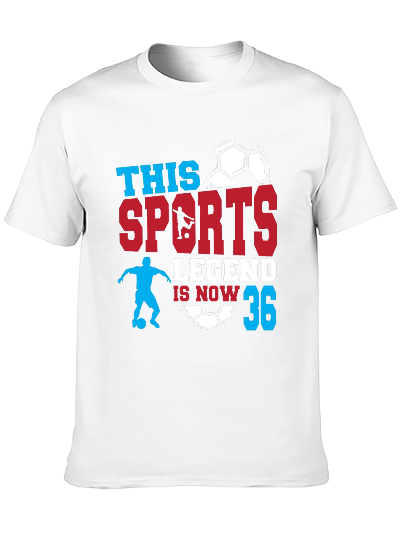 Camiseta Deportiva Leyenda 36 Años Fútbol