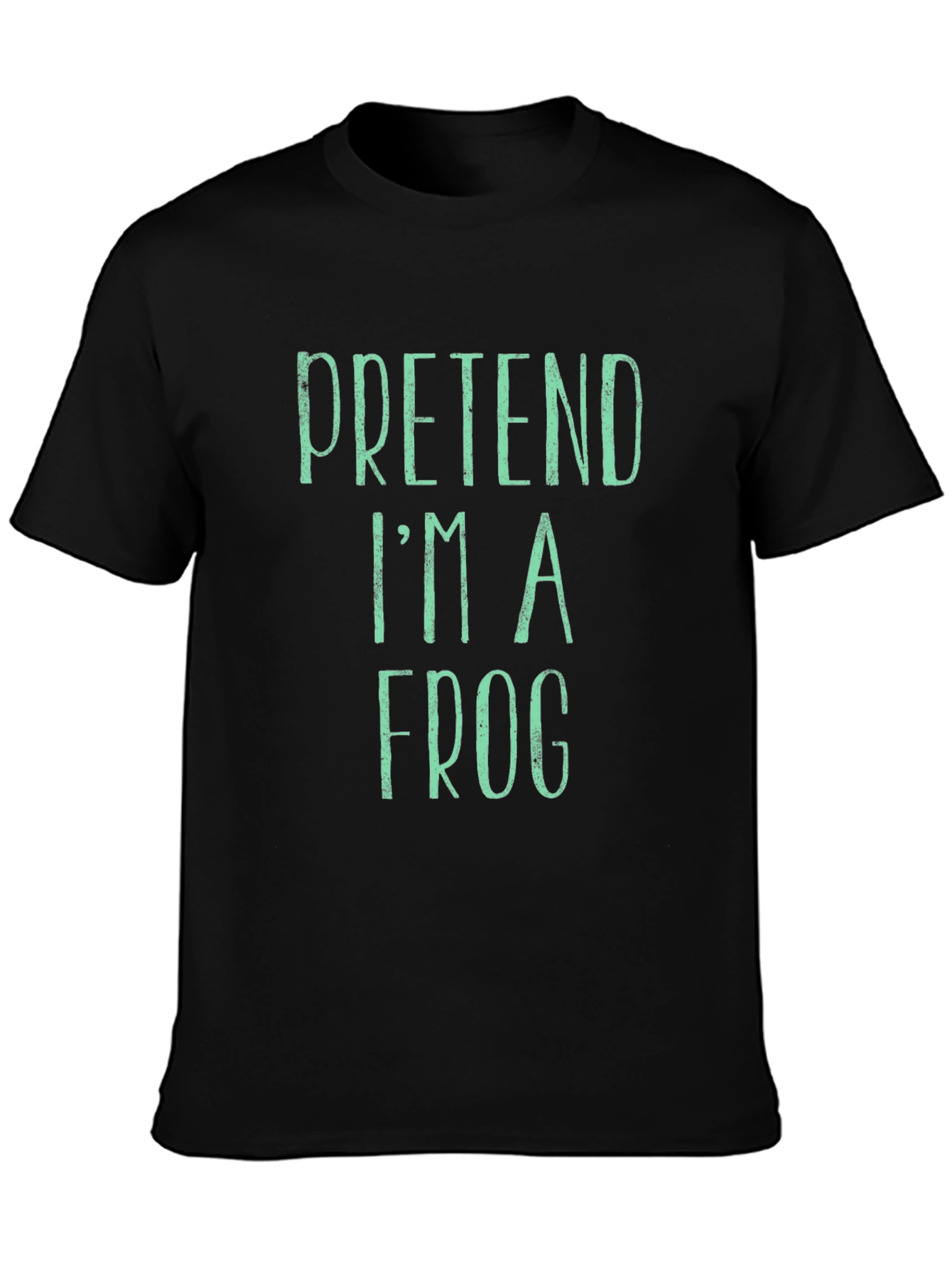 Camiseta Hombre Negra - Pretend Im a Frog