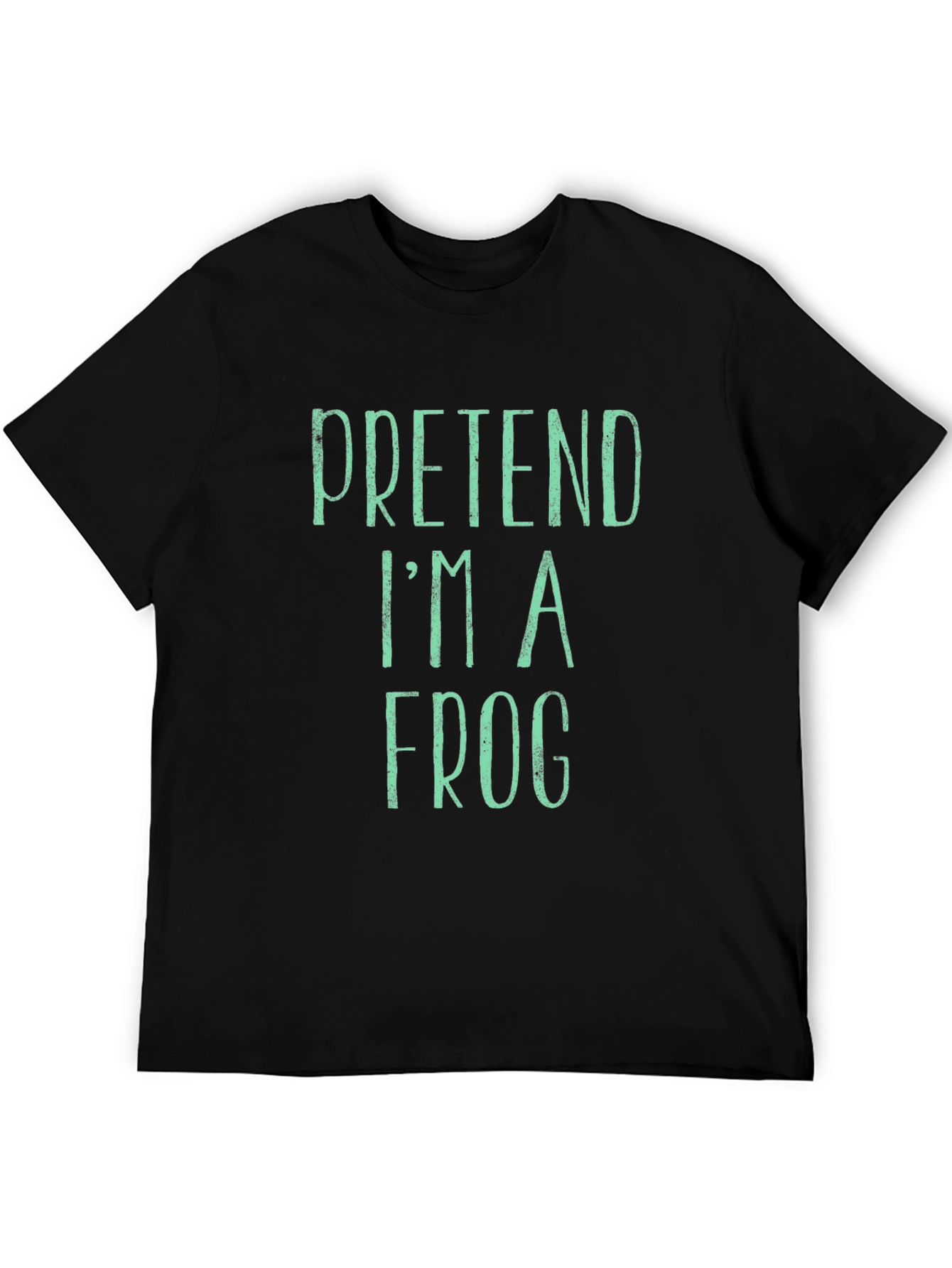 Camiseta Hombre Negra - Pretend Im a Frog