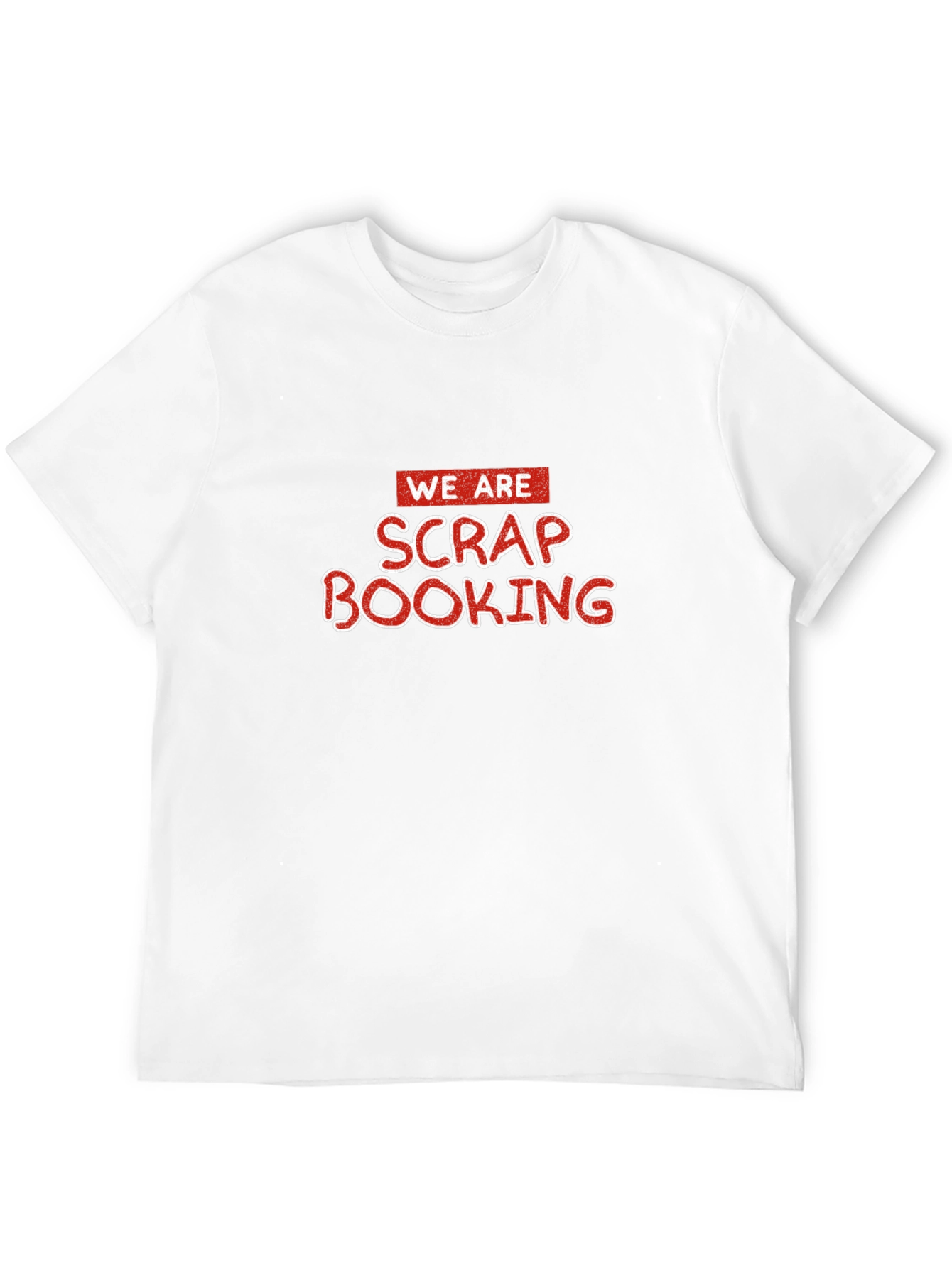 Camiseta Negra Scrap Booking para Aficionados al Arte