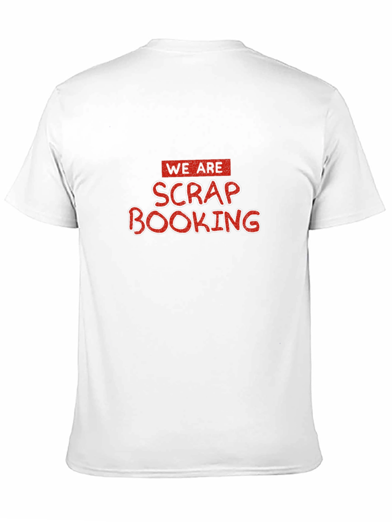 Camiseta Negra Scrap Booking para Aficionados al Arte