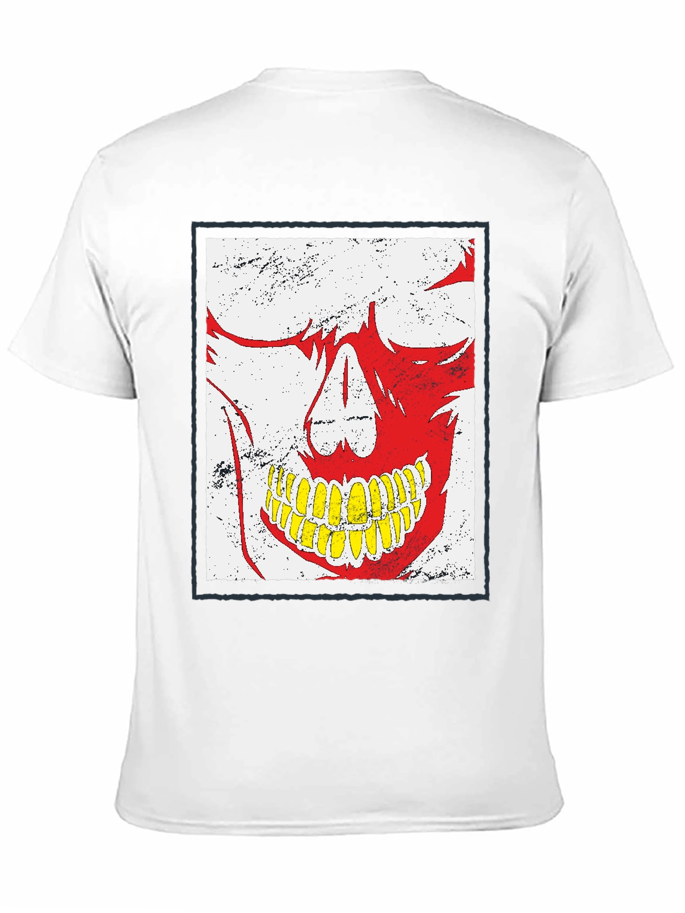 Camiseta Negra con Diseño de Calavera Distintivo
