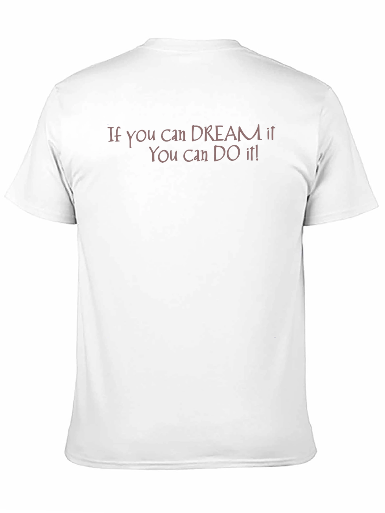 Camiseta Negra Motivacional: Si Puedes Soñarlo Puedes Hacerlo