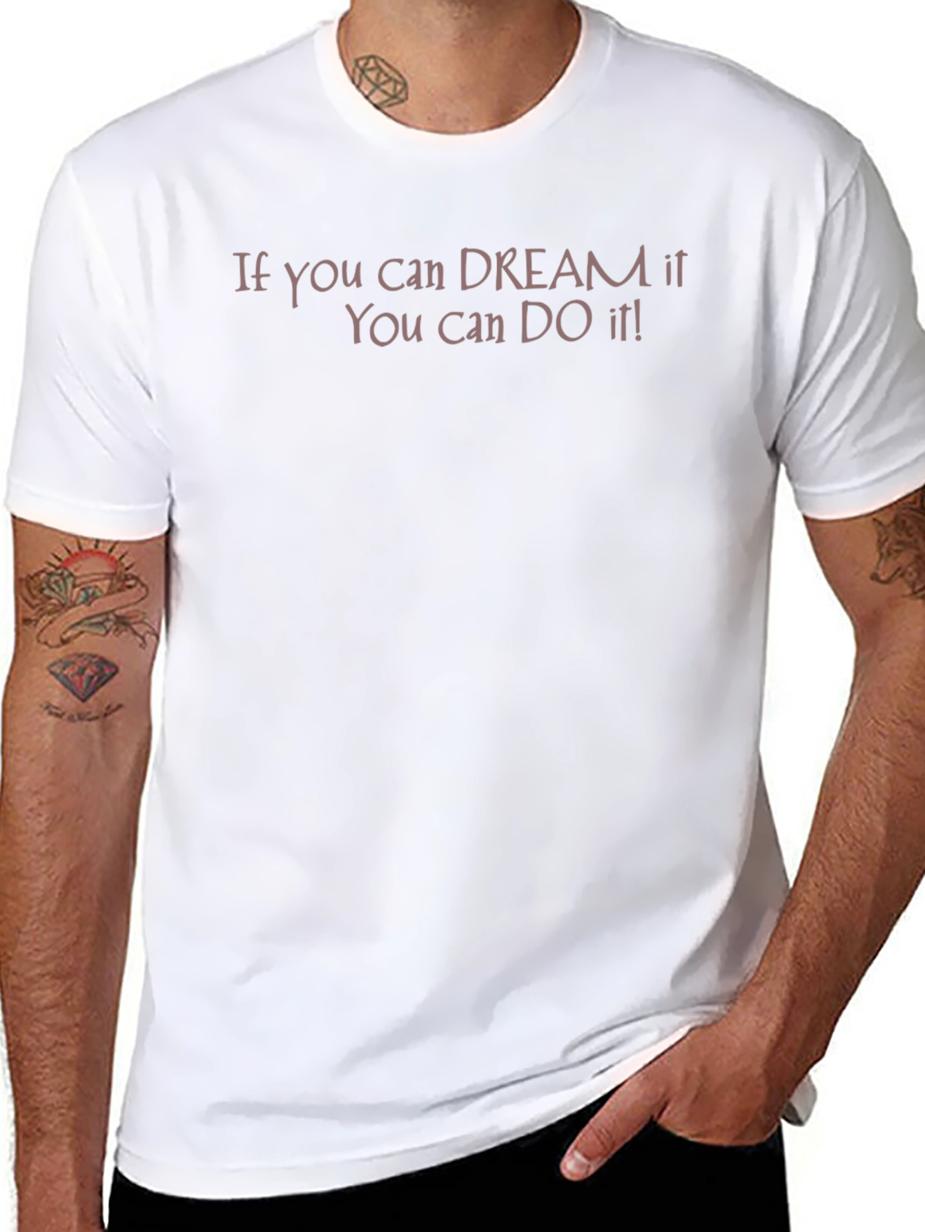 Camiseta Negra Motivacional: Si Puedes Soñarlo Puedes Hacerlo