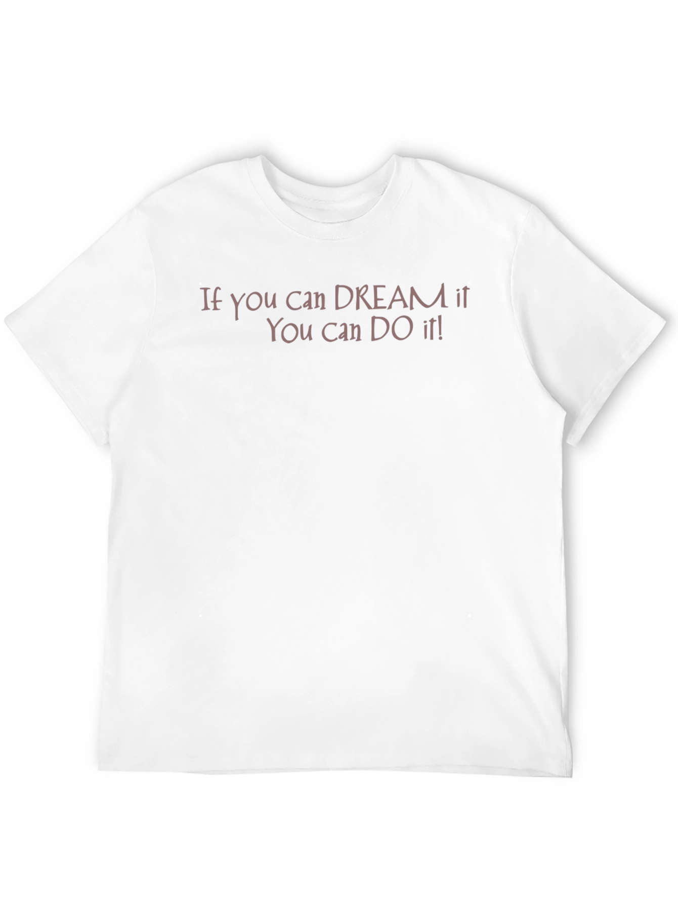 Camiseta Negra Motivacional: Si Puedes Soñarlo Puedes Hacerlo