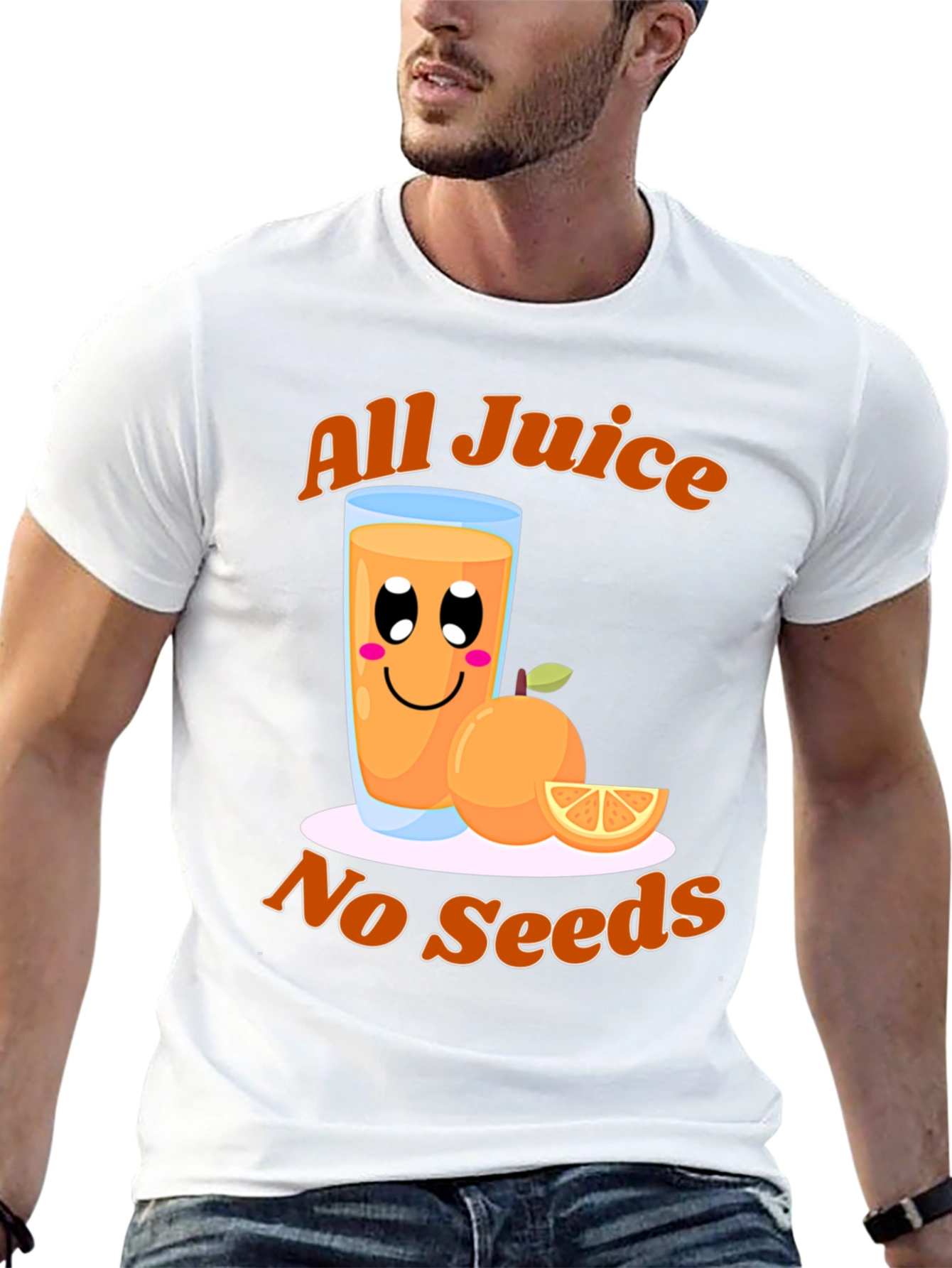 Camiseta Todo Jugo Sin Semillas Naranja