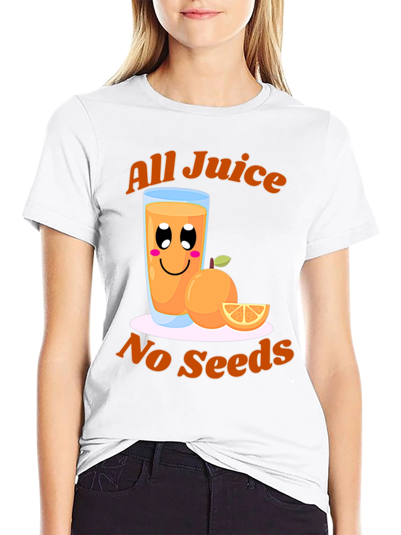 Camiseta Todo Jugo Sin Semillas Naranja
