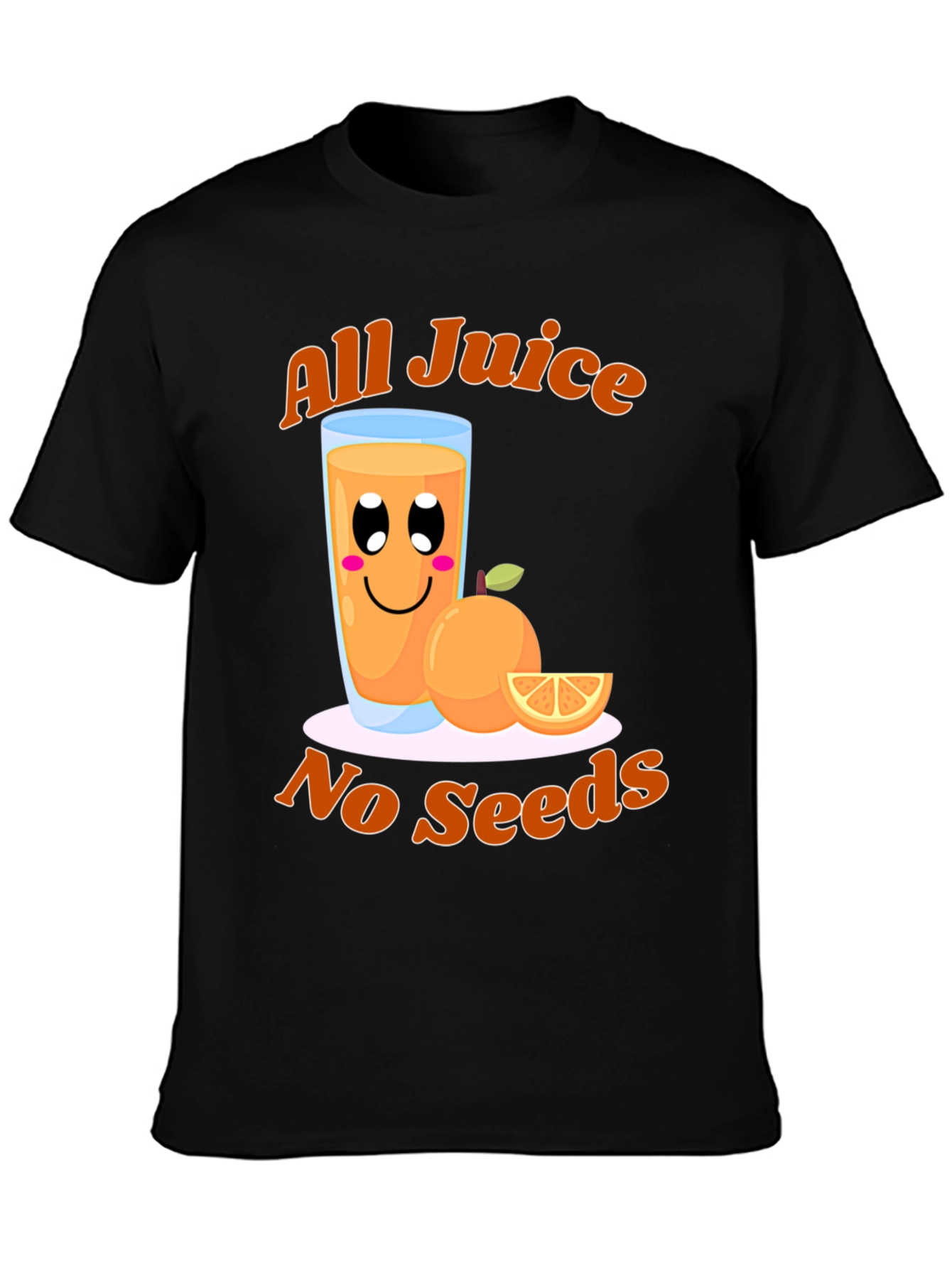 Camiseta Todo Jugo Sin Semillas Naranja
