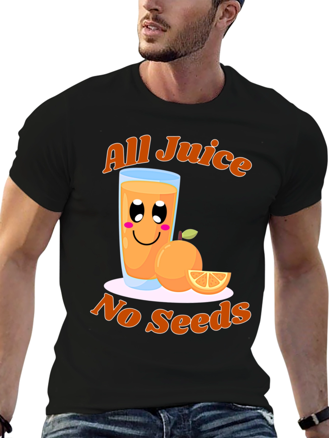 Camiseta Todo Jugo Sin Semillas Naranja