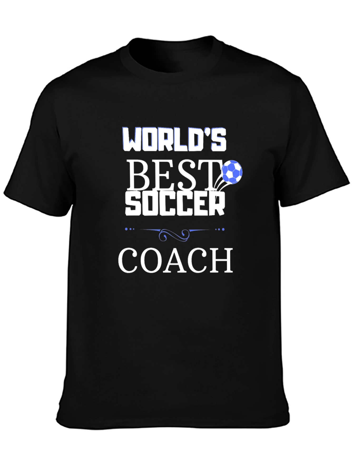 Camiseta Negra El Mejor Entrenador del Mundo