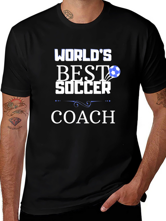 Camiseta Negra El Mejor Entrenador del Mundo
