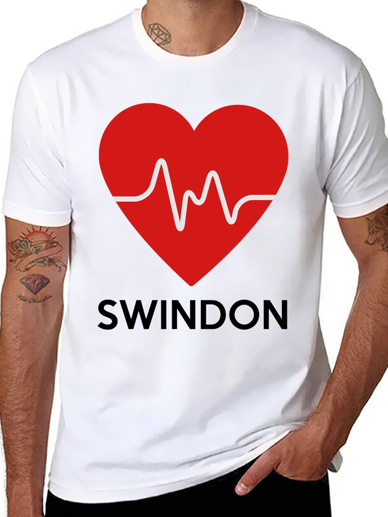 Camiseta Swindon Corazón - Latido Vital