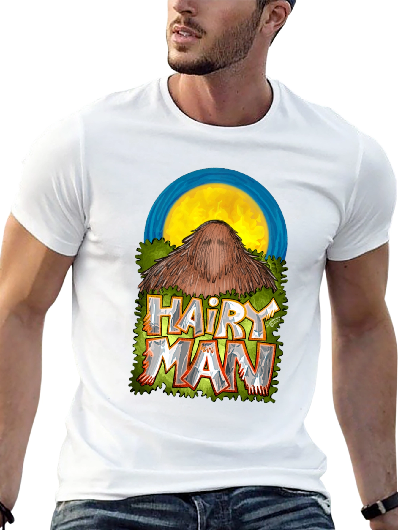 Camiseta Hombre Hairy Man
