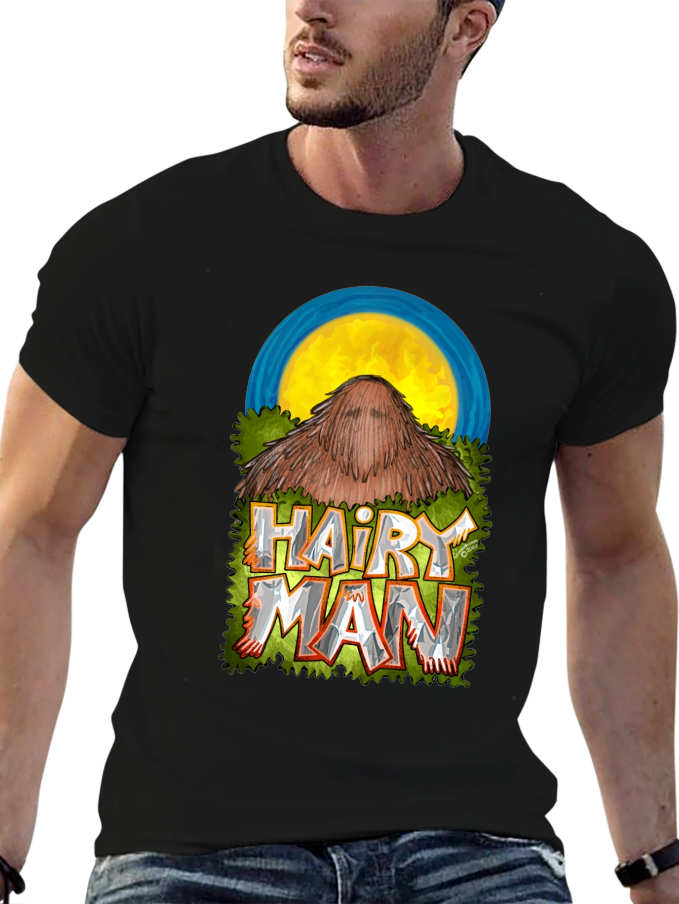 Camiseta Hombre Hairy Man