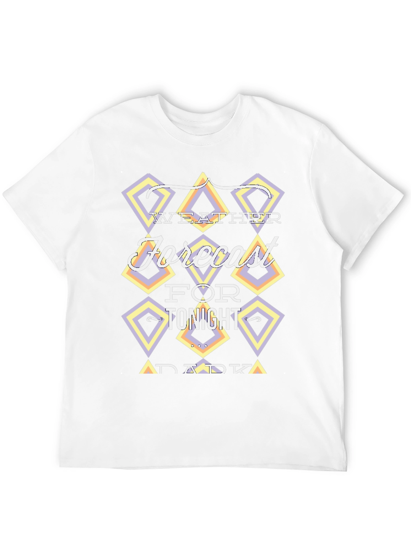 Camiseta Negra Weather Forecast