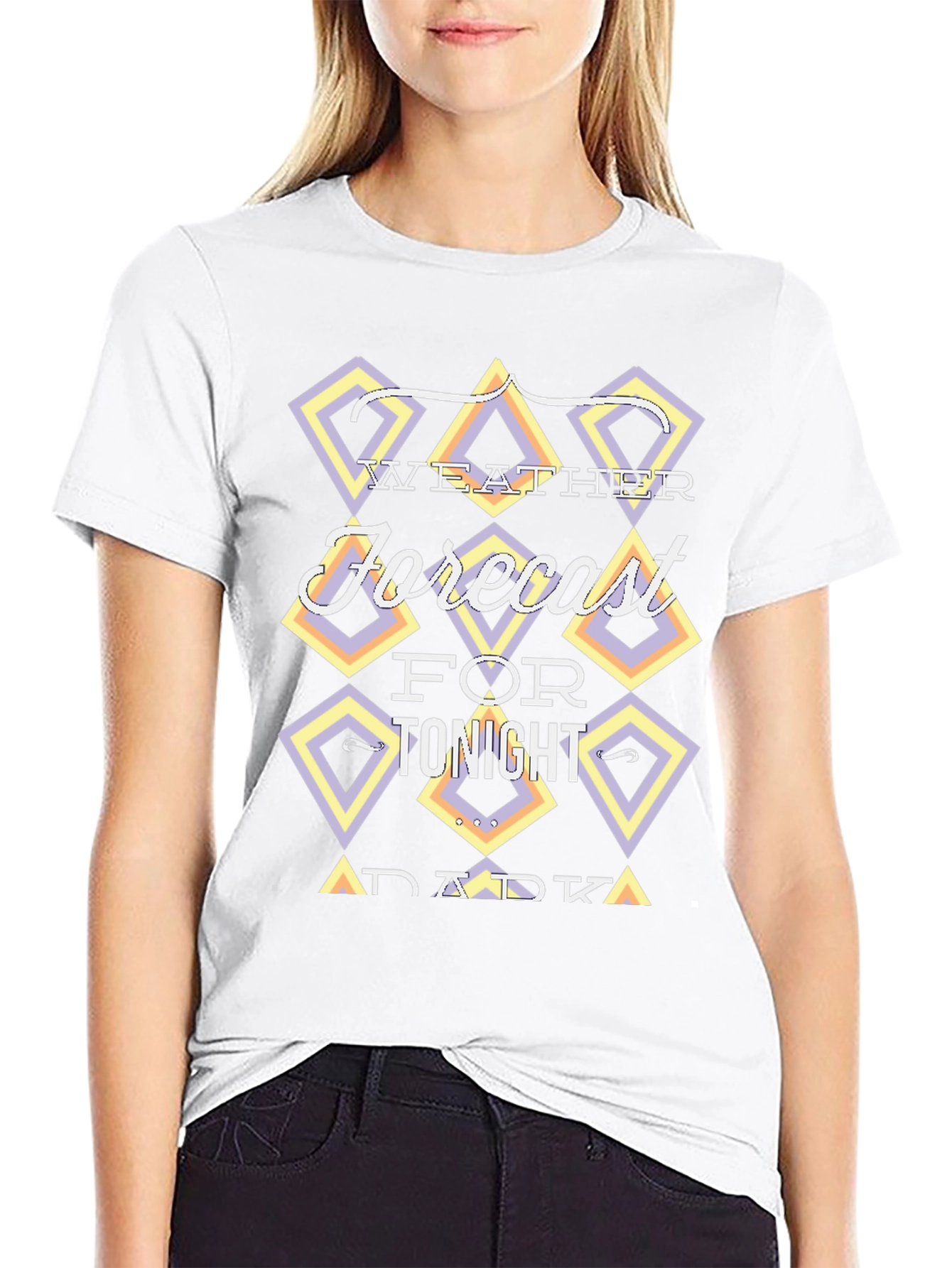 Camiseta Negra Weather Forecast