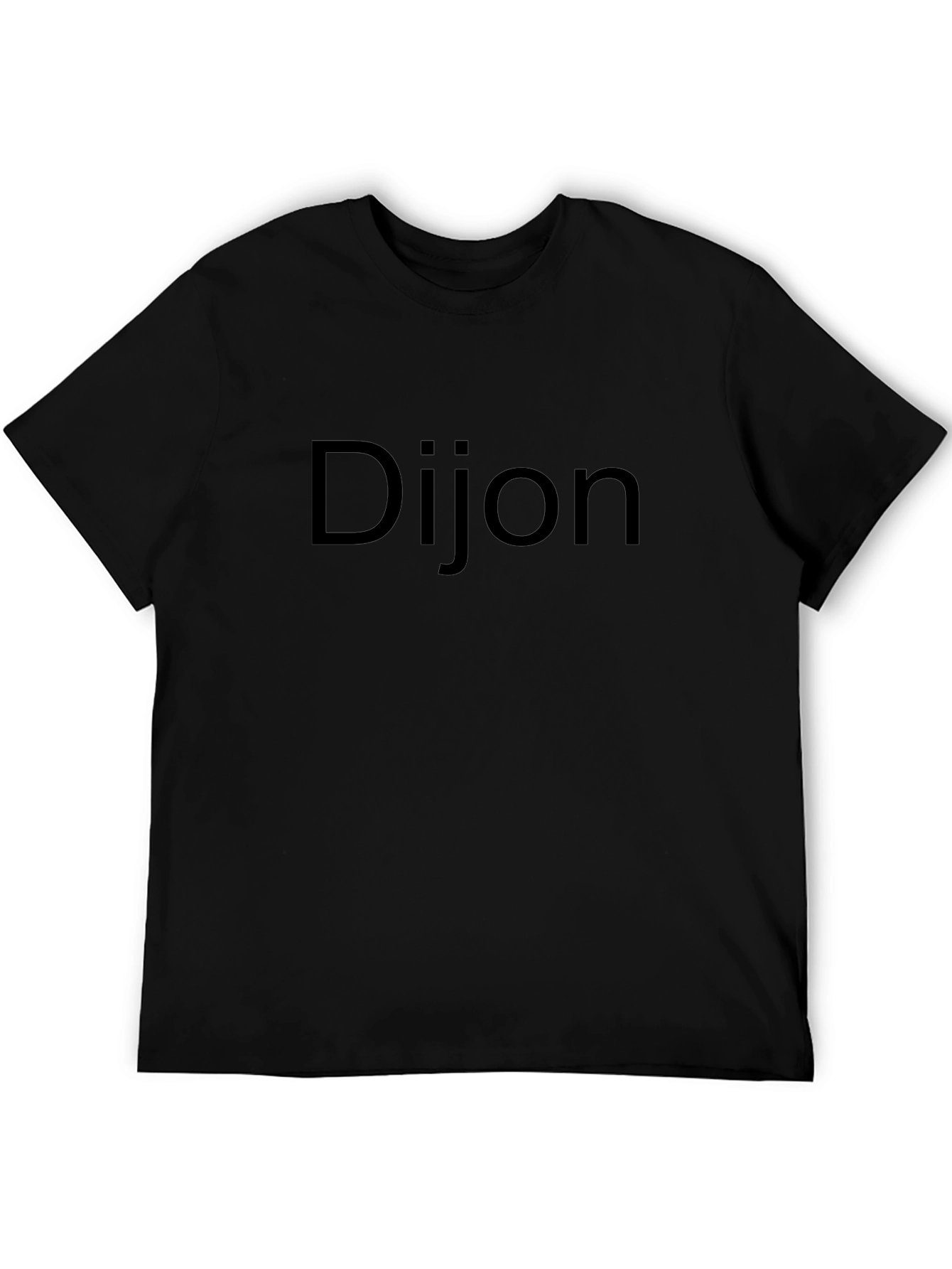 Camiseta Negra Dijon para Hombre