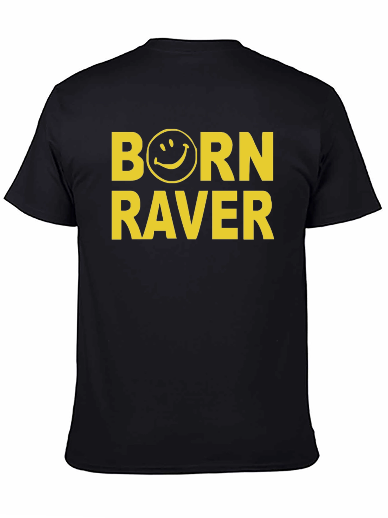 Camiseta Negra Born Raver - Estilo Único