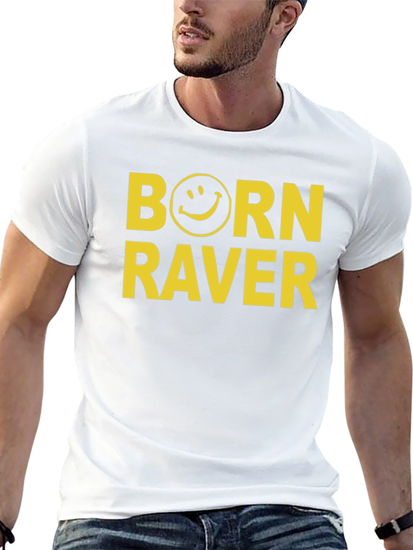 Camiseta Negra Born Raver - Estilo Único