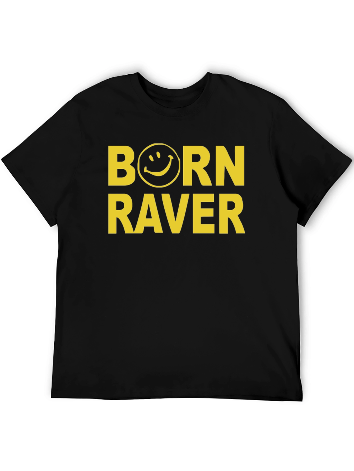 Camiseta Negra Born Raver - Estilo Único
