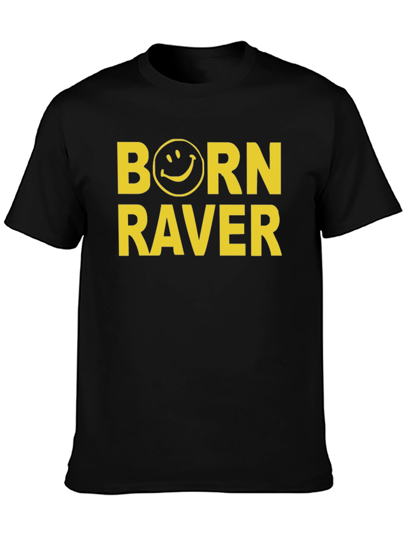 Camiseta Negra Born Raver - Estilo Único