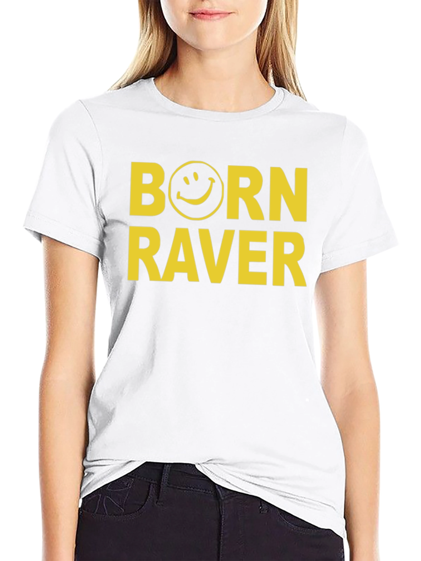 Camiseta Negra Born Raver - Estilo Único