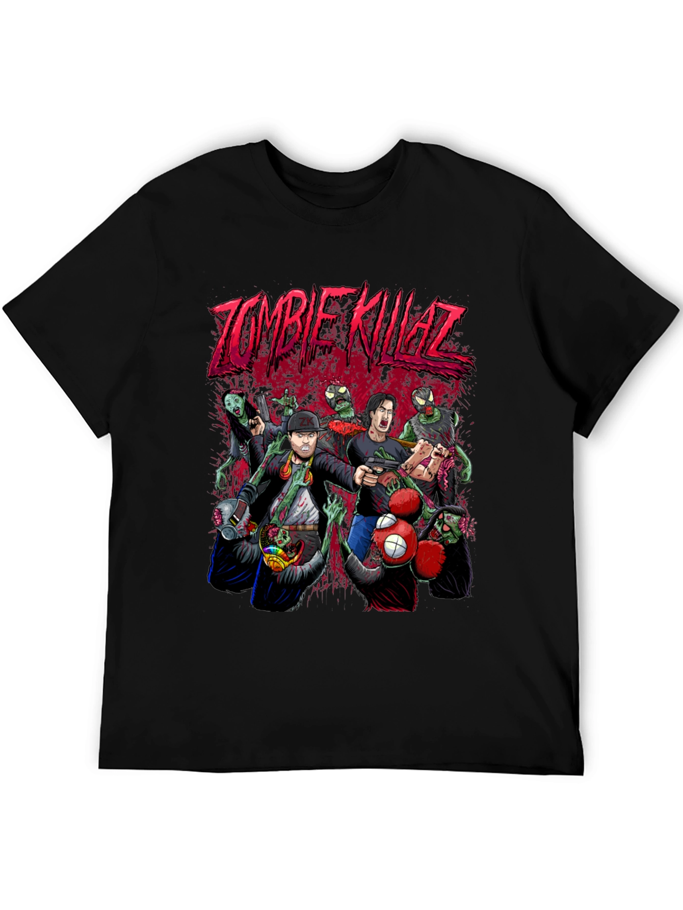 Camiseta Negra Zombie Killaz