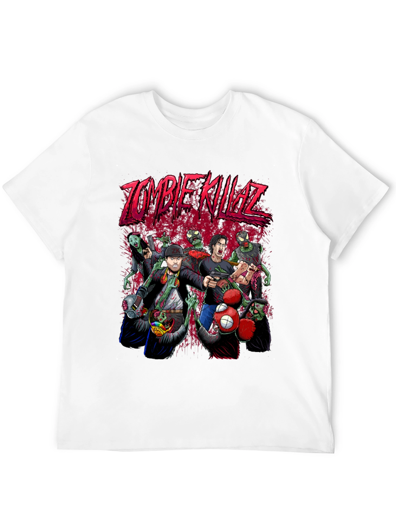 Camiseta Negra Zombie Killaz
