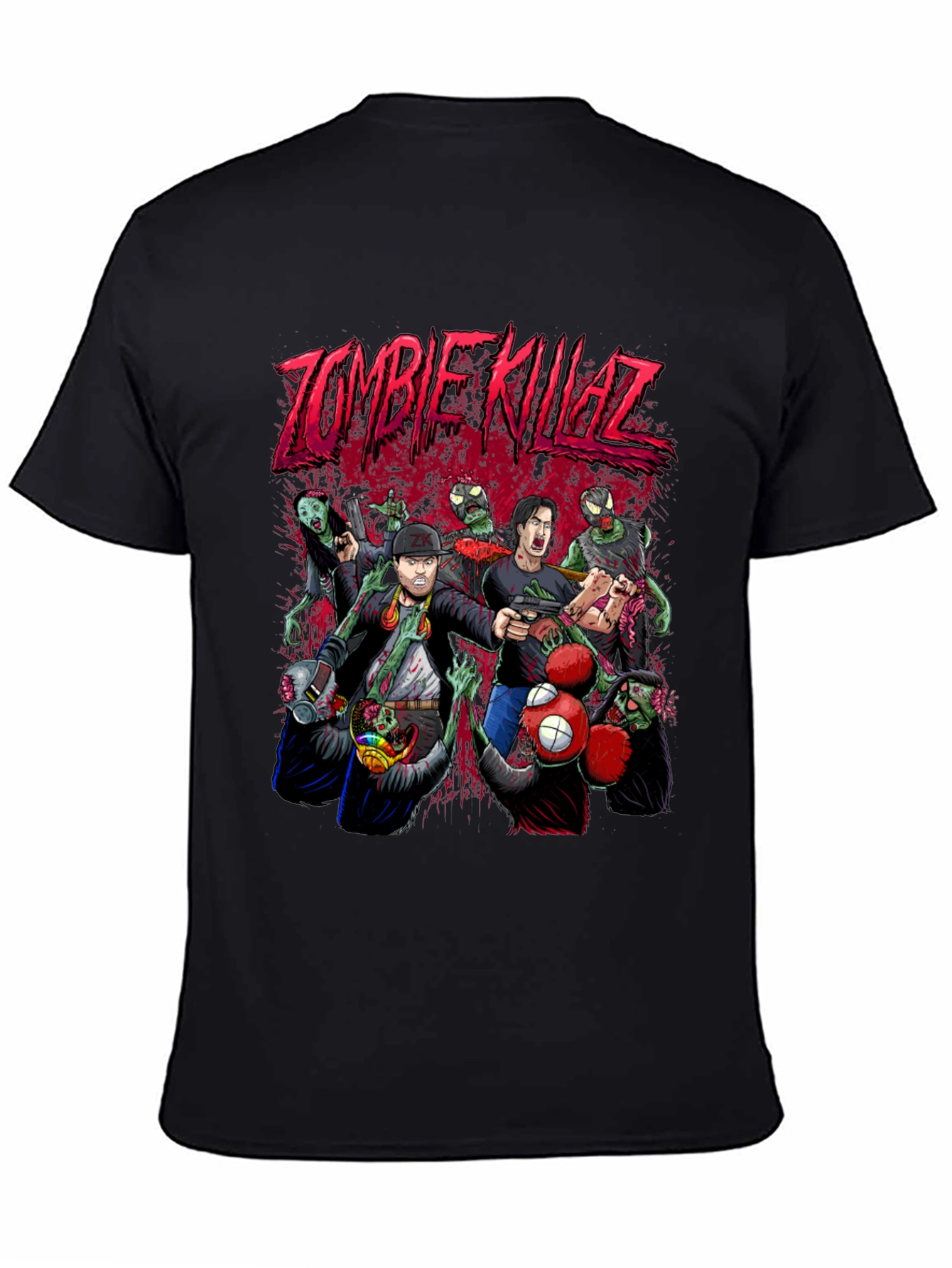 Camiseta Negra Zombie Killaz