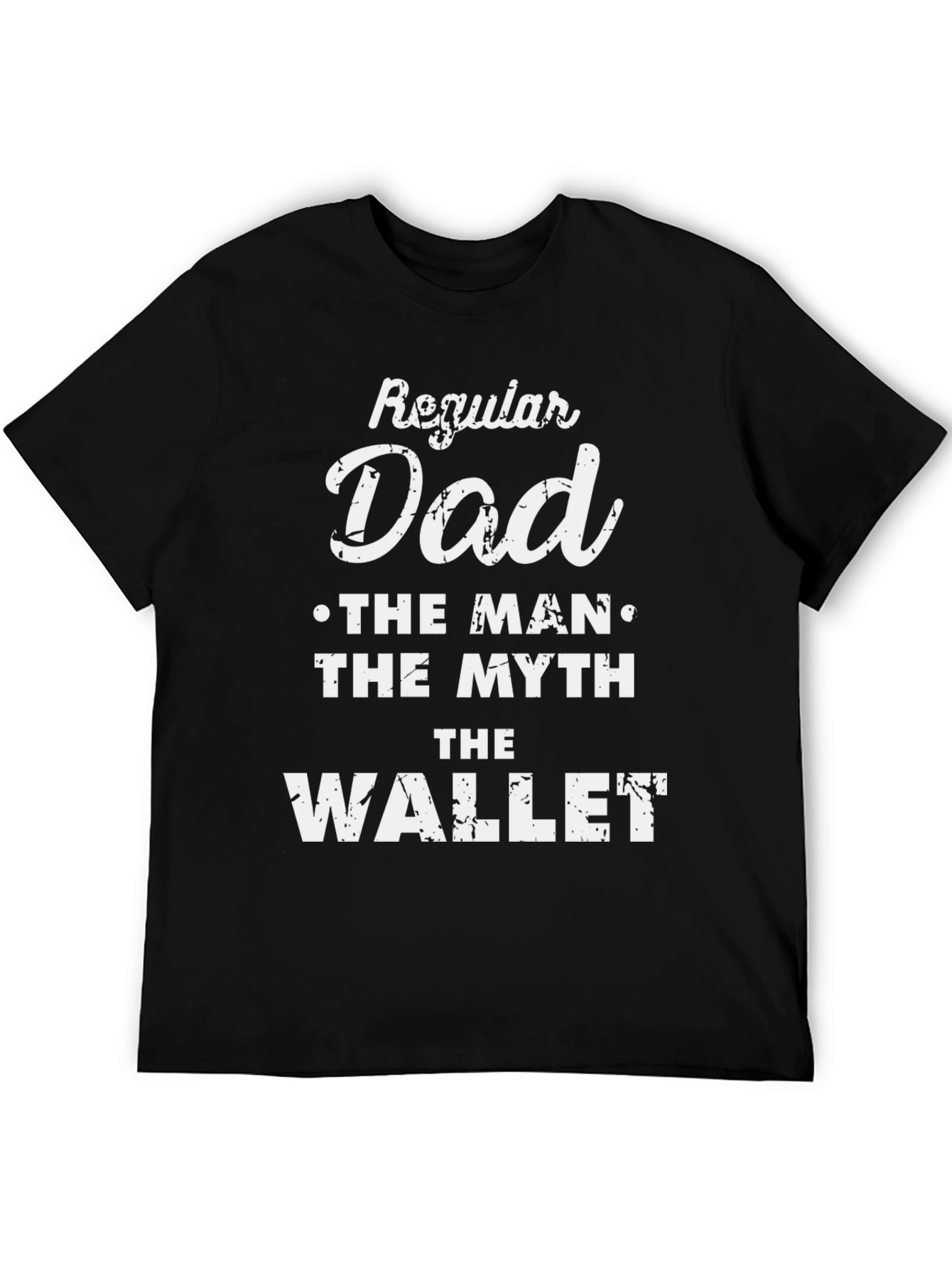 Camiseta Negra Regular Dad